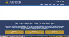 Desktop Screenshot of hottubs.ie