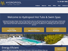 Tablet Screenshot of hottubs.ie