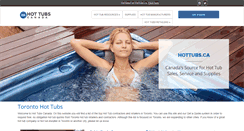 Desktop Screenshot of hottubs.ca